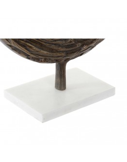 Decorative Figure DKD Home Decor Aluminium Marble Abstract Aged finish (28 x 12 x 38 cm)