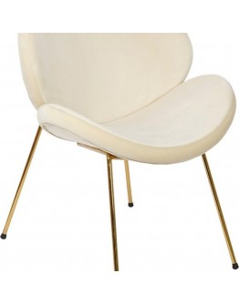 Dining Chair Dekodonia Polyester Metal (80 x 48 x 80 cm)