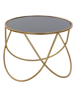 Side Table Dekodonia Metal Crystal (60 x 60 x 45 cm)