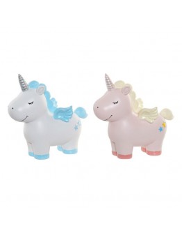 Decorative Figure Dekodonia Resin Unicorn (2 pcs) (22 x 11 x 21 cm)