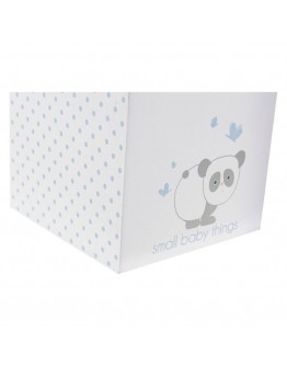 Decorative box Children's Panda Wood (11 x 11 x 11 cm)