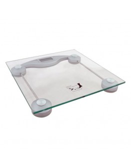 Digital Bathroom Scales Dekodonia Crystal Steel (CR2032)