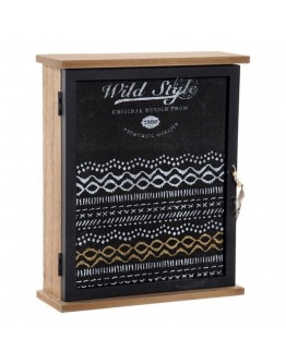 Key cupboard Dekodonia Wild Style Crystal (22 x 7 x 26 cm)