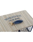 Decorative box Dekodonia Welcome Metal (20 x 11 x 11 cm)