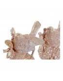 Decorative Figure DKD Home Decor Resin Bird (2 pcs) (11 x 6 x 11 cm)