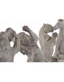 Decorative Figure DKD Home Decor Resin (4 pcs) (19 x 12 x 27 cm)