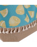 Bag DKD Home Decor Lemon Polyester Jute (2 pcs) (44 x 15 x 57 cm)