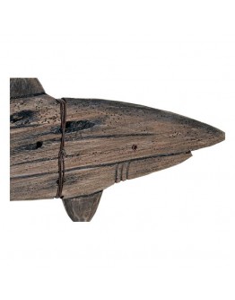 Decorative Figure Dekodonia Wood Metal Shark (89 x 12 x 49 cm)