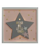 Decorative Figure DKD Home Decor Star LED MDF Wood (30 x 3 x 30 cm)