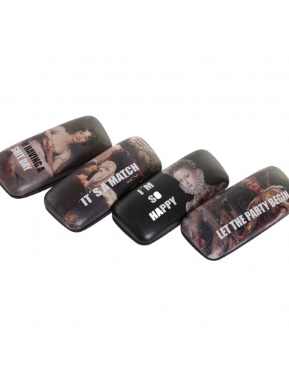 Glasses Case DKD Home Decor Metal (4 pcs)