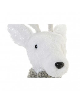 Decorative Figure DKD Home Decor Christmas Foam Deer (35 x 19 x 23 cm)