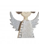 Decorative Figure DKD Home Decor Polyester Wood Angel (15 x 7 x 50 cm)