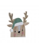 Decorative Figure DKD Home Decor Polyester MDF Wood Reindeer (11 x 5 x 23 cm)