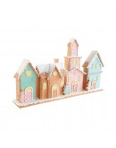 Decorative Figure DKD Home Decor Resin Houses (45 x 7.5 x 25 cm)