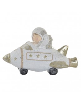 Decorative Figure DKD Home Decor Fibreglass Aeroplane (52 x 25 x 31 cm)