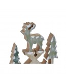 Decorative Figure DKD Home Decor MDF Wood Star (2 pcs) (18.7 x 2.3 x 19 cm)