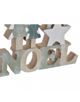 Decorative Figure DKD Home Decor MDF Wood Star (2 pcs) (18.7 x 2.3 x 19 cm)