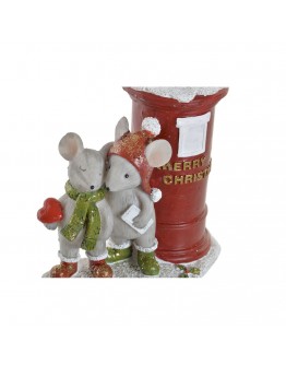 Decorative Figure DKD Home Decor Resin Mouse (10 x 6.5 x 11.5 cm)