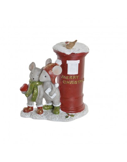 Decorative Figure DKD Home Decor Resin Mouse (10 x 6.5 x 11.5 cm)