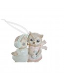 Decorative Figure DKD Home Decor Resin Owl (9 x 4.5 x 9 cm)