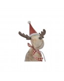 Decorative Figure DKD Home Decor Paolownia wood Reindeer (7 x 6 x 26 cm)