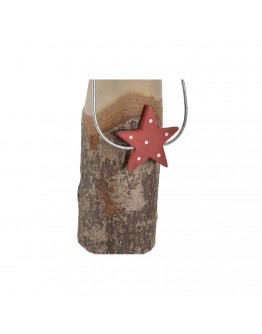 Decorative Figure DKD Home Decor Paolownia wood Reindeer (7 x 6 x 26 cm)