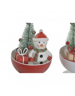 Decorative Figure DKD Home Decor Christmas Metal (2 pcs) (9 x 9 x 13 cm)