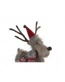 Decorative Figure DKD Home Decor Polyester Reindeer (18 x 10 x 33 cm)