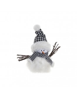 Decorative Figure DKD Home Decor Snow Doll Polyester (28 x 15 x 26 cm)