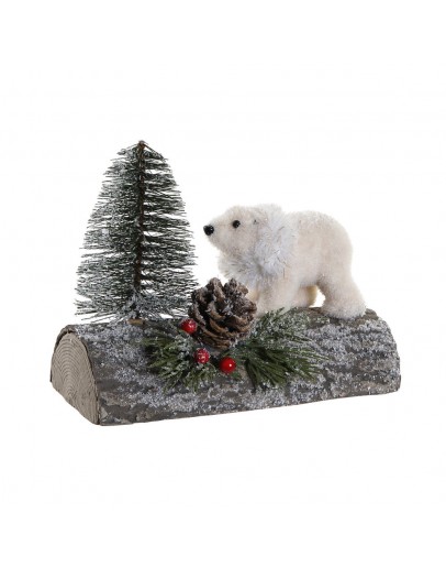 Decorative Figure DKD Home Decor Polyester Bear (21 x 9 x 16 cm)