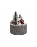 Decorative Figure DKD Home Decor Christmas Fir Bear (20 x 20 x 24 cm)