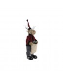 Decorative Figure DKD Home Decor Polyester Reindeer (26 x 28 x 78 cm)