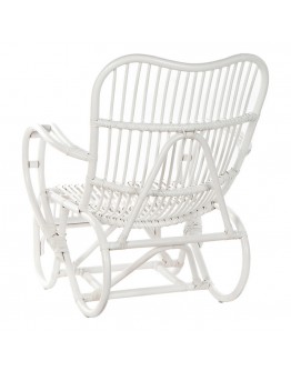 Armchair DKD Home Decor White Rattan (75 x 85 x 85 cm)