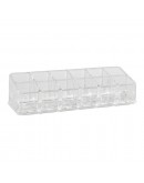 Make-up organizer DKD Home Decor Acrylic (17 x 6.3 x 4.5 cm)