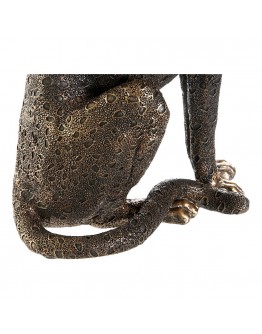 Decorative Figure DKD Home Decor Resin Leopard (21 x 16 x 36 cm)