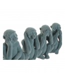 Decorative Figure DKD Home Decor Resin Monkey (2 pcs) (33 x 9 x 14.5 cm)