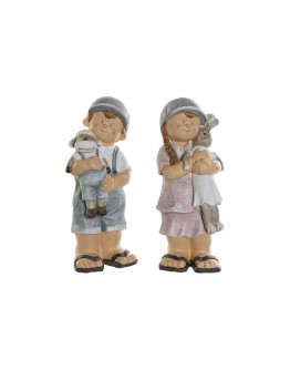 Decorative Figure DKD Home Decor Fibreglass (2 pcs) (20 x 18 x 48 cm)