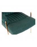 Armchair DKD Home Decor Green Polyester Metal (69 x 90 x 90 cm)