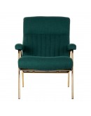 Armchair DKD Home Decor Green Polyester Metal (69 x 90 x 90 cm)