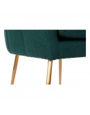 Armchair DKD Home Decor Green Polyester Metal (73 x 69 x 82 cm)