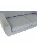 3-Seater Sofa DKD Home Decor Polyester Rubber wood Sky blue (172 x 80 x 81 cm)