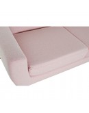 3-Seater Sofa DKD Home Decor Polyester Rubber wood Light Pink (172 x 80 x 81 cm)