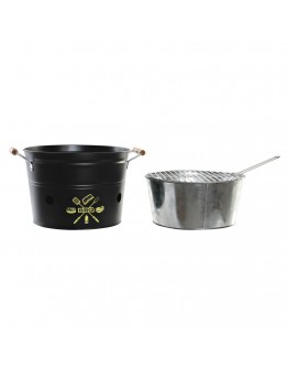 Barbecue Portable DKD Home Decor Metal (49 x 34 x 23 cm)