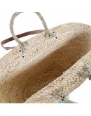 Bag DKD Home Decor Polyurethane wicker (2 pcs) (59 x 16 x 30 cm)