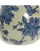 Decorative Figure DKD Home Decor Sphere China crockery Butterfly (12 x 12 x 11 cm)