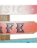 Decorative Figure DKD Home Decor Signs Beach MDF Wood (2 pcs) (54.5 x 2.5 x 90 cm)