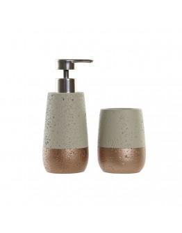 Bath Set DKD Home Decor Cement Chic (2 pcs)