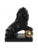 Decorative Figure DKD Home Decor Resin Lion (38 x 25 x 44 cm)