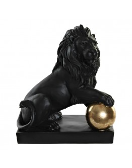 Decorative Figure DKD Home Decor Resin Lion (38 x 25 x 44 cm)