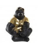 Decorative Figure DKD Home Decor Resin Gorilla (21 x 18 x 25 cm)